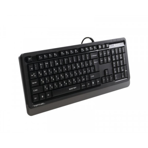 Клавіатура A4Tech Fstyler FK10Q, USB, темно-сірий