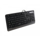Клавіатура A4Tech Fstyler FK10Q, USB, темно-сірий