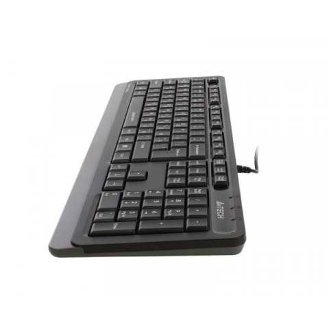 Клавіатура A4Tech Fstyler FK10Q, USB, темно-сірий