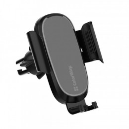 Безпровідний зарядний пристрій ColorWay Air Vent Car Wireless Charger 15W Black (CW-CHAW038Q-BK)