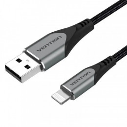 Кабель Vention USB - Lightning 2.4A 1.5 m Grey (LABHG)