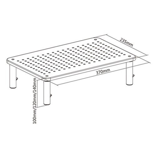 Стiл для монiтору/ноутбука Gembird MS-TABLE-01