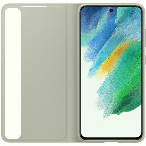 Чохол-книжка Samsung Smart Clear View Cover для Samsung Galaxy S21 FE SM-G990 Olive Green (EF-ZG990CMEGRU)