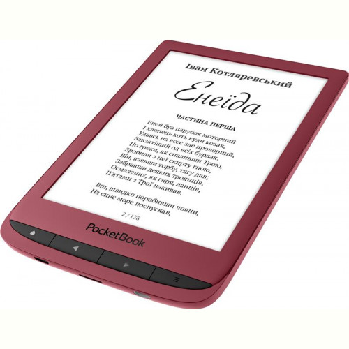 Електронна книга PocketBook 628 Ruby Red (PB628-R-CIS)