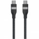 Кабель Anker Upcycled-Braided USB-C - USB-C (M/M), 240W, 1.8 м, Black (A82E2H12)