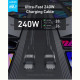Кабель Anker Upcycled-Braided USB-C - USB-C (M/M), 240W, 1.8 м, Black (A82E2H12)