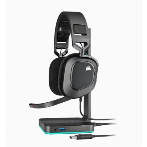 Гарнiтура Corsair HS80 RGB USB Headset Carbon (CA-9011237-EU)