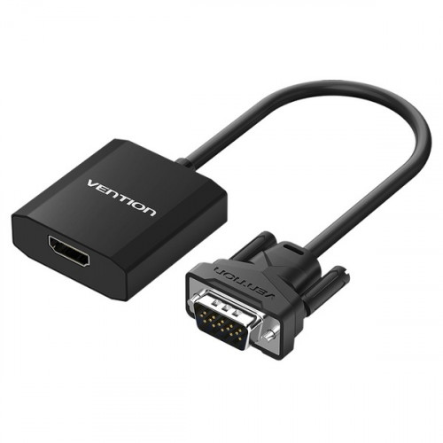 Адаптер Vention VGA-HDMI, 0.2 m, зі звуком і живленням (ACEB0)