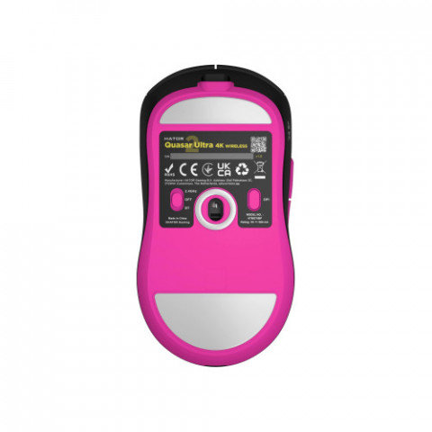 Мишка бездротова Hator Quasar 2 Ultra 4K Wireless Black/Pink (HTM570BP)