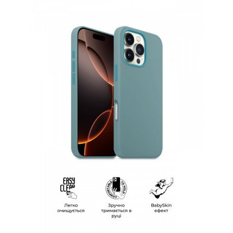 Чохол ArmorStandart ICON2 Case для Apple iPhone 16 Pro Blue Fog (ARM79639)