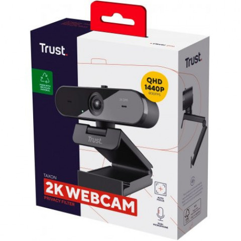 Веб-камера Trust Taxon ECO 2K QHD Black (24732_TRUST)
