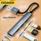 USB-хаб Essager Fengyang 4 in 1 Splitter USB-A (EHBA04-FY10-P)