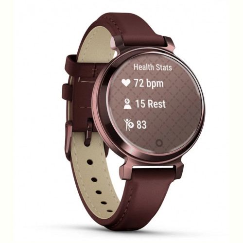 Смарт-годинник Garmin Lily 2 Dark Bronze with Mulberry Leather Band (010-02839-61)