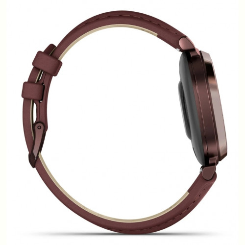 Смарт-годинник Garmin Lily 2 Dark Bronze with Mulberry Leather Band (010-02839-61)