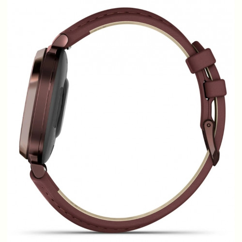 Смарт-годинник Garmin Lily 2 Dark Bronze with Mulberry Leather Band (010-02839-61)