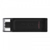 Флеш-накопичувач USB3.2 128GB Type-C Kingston DataTraveler 70 Black (DT70/128GB)