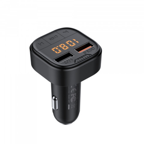 FM-трансмітер ArmorStandart ASF1 18W QC3.0 2xUSB black (ARM82826)