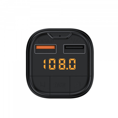 FM-трансмітер ArmorStandart ASF1 18W QC3.0 2xUSB black (ARM82826)