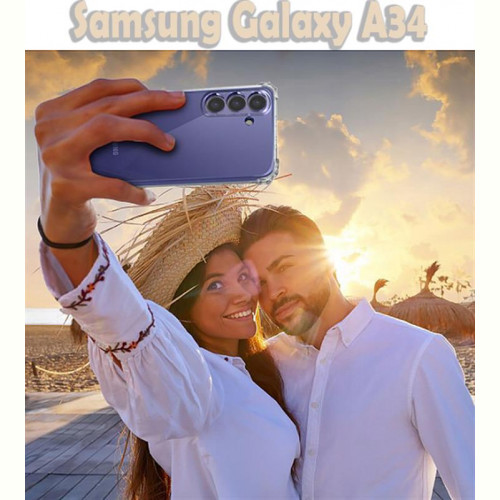 Чохол-накладка BeCover Anti-Shock для Samsung Galaxy A34 5G SM-A346 Clear (708954)