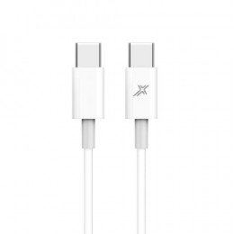 Кабель Grand-X USB Type-C - USB Type-C 20W, 1м, White (CC-03W)