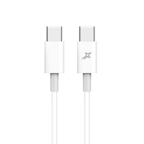 Кабель Grand-X USB Type-C - USB Type-C 20W, 1м, White (CC-03W)