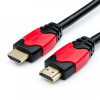 Кабель Atcom (14950) HDMI-HDMI, 15м Red/Gold connector 2 ferrite core polybag