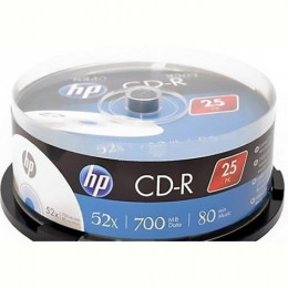 Диски CD-R HP (69311 /CRE00015-3) 700MB 52x, шпиндель, 25 шт