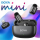 Бездротовий петличний мікрофон BOYA mini-12 Type-C/Lightning Black Купити в Україні
