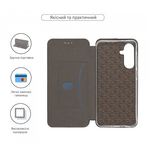 Чохол-книжка ArmorStandart G-Case для Samsung A36 5G Black (ARM82175)