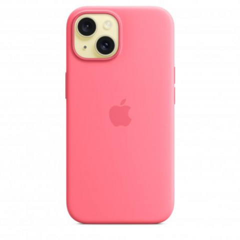 Чохол Apple iPhone 15 Silicone Case with MagSafe Pink (MWN93)