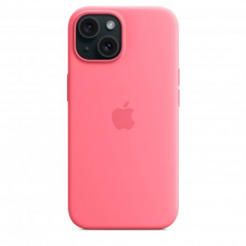 Чохол Apple iPhone 15 Silicone Case with MagSafe Pink (MWN93)