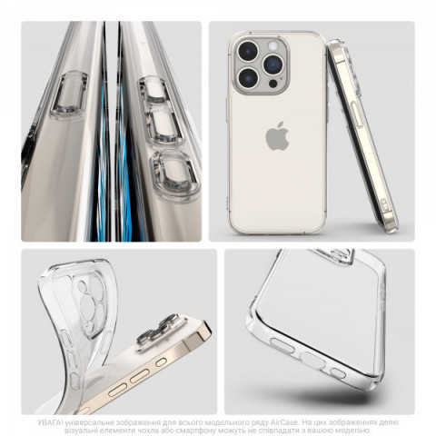 Чохол ArmorStandart Air для Xiaomi Redmi Note 14 Pro+ 5G Camera cover Clear (ARM79719)