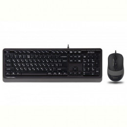 Комплект (клавіатура, мишка) A4Tech F1010 Black/Grey USB