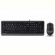 Комплект (клавіатура, мишка) A4Tech F1010 Black/Grey USB