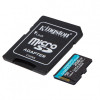 Карта пам`яті MicroSDXC 256GB UHS-I/U3 Class 10 Kingston Canvas Go! Plus R200/W160MB/s + SD-адаптер (SDCG4/256GB)