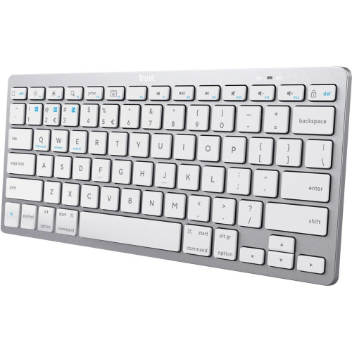 Клавіатура бездротова Trust Bluetooth Basics White (25486)