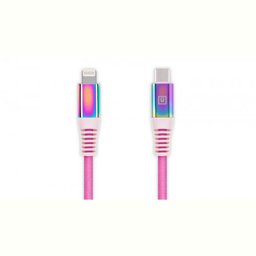 Кабель REAL-EL Rainbow USB-C-Lightning, 1м (4743304104710)