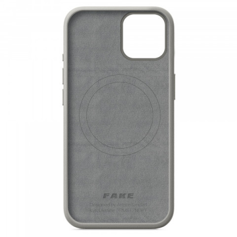 Чохол ArmorStandart FAKE Leather Case для Apple iPhone 15 Grey (ARM76289)