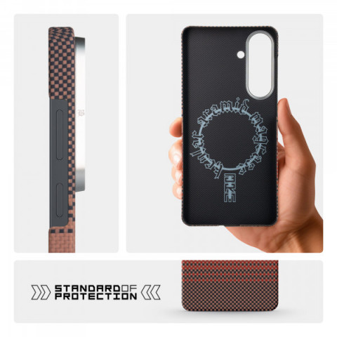 Чохол ArmorStandart BlackIcon Kevlar MagCase для Samsung S26 Plus Sunset (ARM90157)