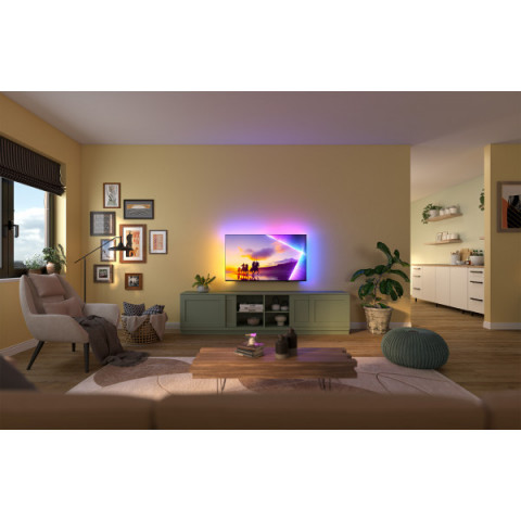 Телевізор 43" Philips QLED 4K 60Hz Smart Titan OS Black Ambilight