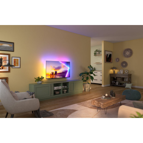 Телевізор 43" Philips QLED 4K 60Hz Smart Titan OS Black Ambilight