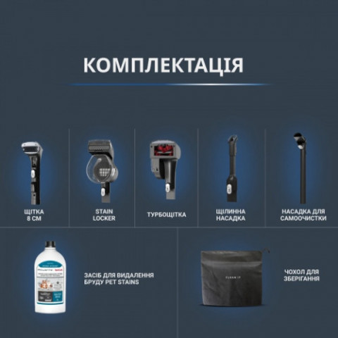Миючий пилосос-плямовивідник Rowenta Clean It Hot & Cold IN7021F0