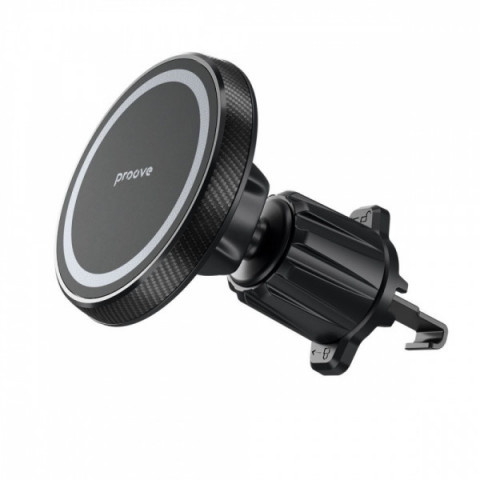 Автомобільний тримач Proove Carbon Magnetic Air Outlet Car Mount Magnetic Ring black Купити в Україні