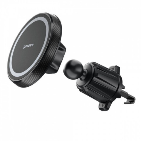 Автомобільний тримач Proove Carbon Magnetic Air Outlet Car Mount Magnetic Ring black Купити в Україні