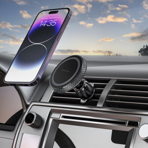 Автомобільний тримач Proove Carbon Magnetic Air Outlet Car Mount Magnetic Ring black Купити в Україні
