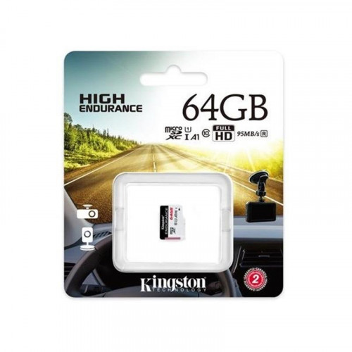 Карта пам`яті MicroSDXC 64GB UHS-I Class 10 Kingston High Endurance R95/W30MB/s (SDCE/64GB)