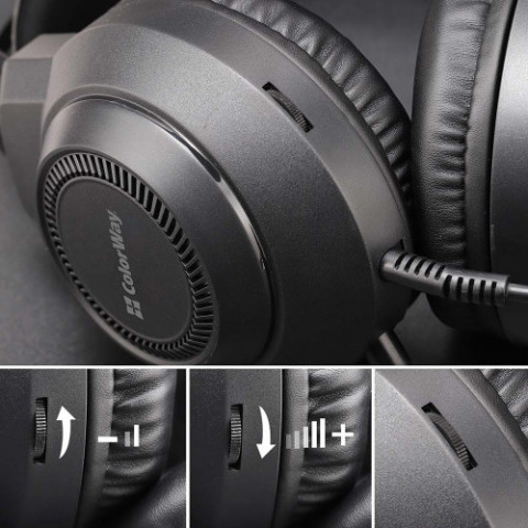 Гарнітура СolorWay BlazeCore RGB Black (CW-HPG03BK)