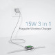 Бездротовий зарядний пристрій Essager YiT 15W White (EWXCX-YT02-Z)