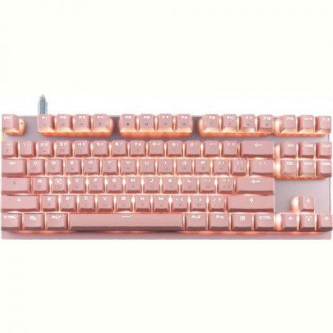 Клавіатура бездротова Motospeed GK82 Outemu Red (mtgk82pmr) Pink USB