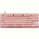 Клавіатура бездротова Motospeed GK82 Outemu Red (mtgk82pmr) Pink USB